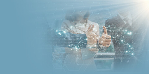 Global communication network concept. Worldwide business. Human resources.