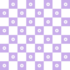 Seamless pattern cute flowers. for background, wallpaper, fabric, texture, gift wrapping paper