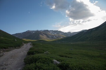 landscape with clouds