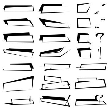 Vector Collection Set of Dialog Box Designs 