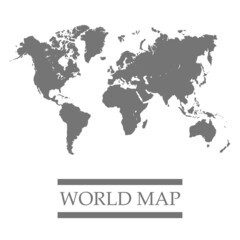 Naklejka premium World Map, Vector illustration eps.10