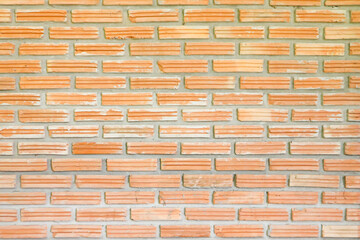 brick wall or brick fence, brick
