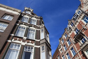 Fototapeta na wymiar Amsterdam landmarks - Oude Turfmarkt