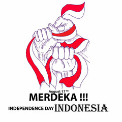  Independence day indonesia, 17 august, poster and banner
