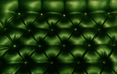 leather upholstery green st Patrick saint background sofa light shadow