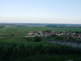 Vue sur la c&ocirc;te d'or