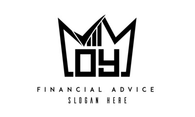 OY financial advice creative latter logo
