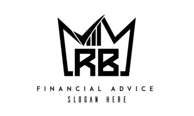 RB financial advice creative latter logo