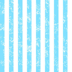 Blue white vertical lines vector seamless pattern.