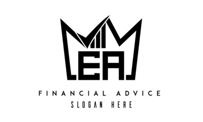 EA financial advice creative latter logo