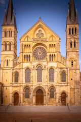 Fototapeta na wymiar Cathédrale Notre-Dame de Reims