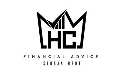 HC financial advice creative latter logo