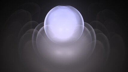 Beautiful Digital Symmetric Fractal - cosmic energy with vibrant flowing lines and soothing pastel colors.