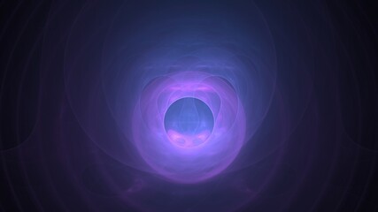 Beautiful Digital Symmetric Fractal - cosmic energy with vibrant flowing lines and soothing pastel colors.