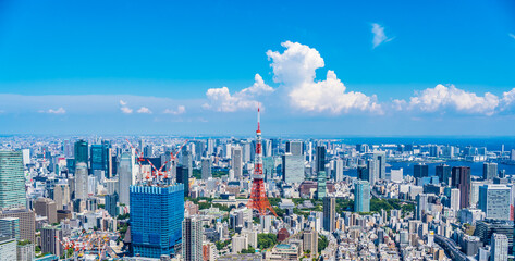 象徴的な東京の街並み