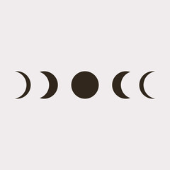 baby nursery moon graphic pattern  icon boho minimalist t shirt ptint element design.