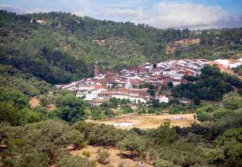 Fototapeta na wymiar Town in the spanish mountains