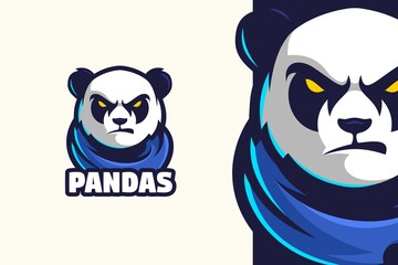 Wild Panda Logo Mascot Character © MightyFire