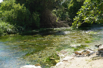 Spectacular river called as Azmak in Gokova-Mugla
