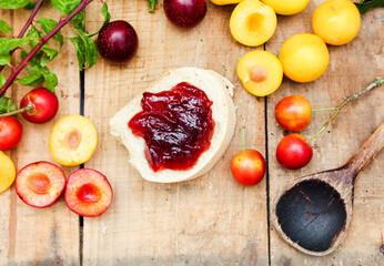 Wildfrüchte Wildpflaumen Pflaume Wild Marmelade 