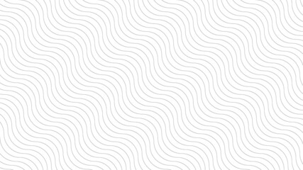 Abstract wavy background. Black thin lines on white