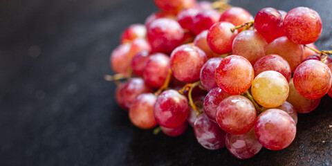 grape fruit sweet ripe fresh organic meal snack on the table copy space food background rustic. top view keto or paleo diet