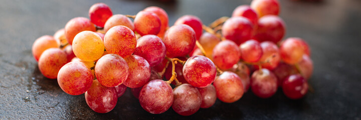 grape fruit sweet ripe fresh organic meal snack on the table copy space food background rustic. top...