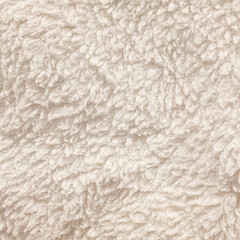 white pile fabric towel - FA 