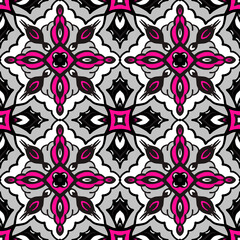 Seamless pattern with arabesques