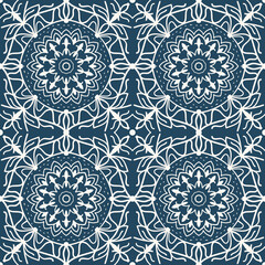 Black and white seamless pattern