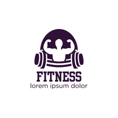 Fitness Center Logo . Sport and fitness logo Design . Gym Logo Icon Design Vector Stock, Fitness Idea logo design inspiration. Fit for work out club, business, or community