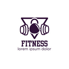Fitness Center Logo . Sport and fitness logo Design . Gym Logo Icon Design Vector Stock, Fitness Idea logo design inspiration. Fit for work out club, business, or community