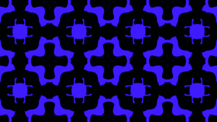 Naklejka premium Abstract purple geometric seamless pattern background. Abstract Stripes Kaleidoscope. Psychedelic Colorful Kaleidoscope background. Disco Abstract Background
