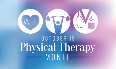 Physical therapy month is observed every year in October, also known as physiotherapy, is one of the healthcare professions provided by physical therapists who promote, maintain, or restore health.