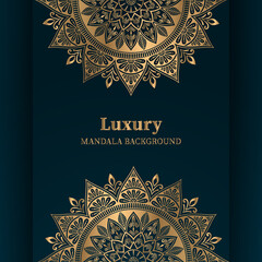 Dreamy gradient wallpaper with mandala pattern. ,Vector background.