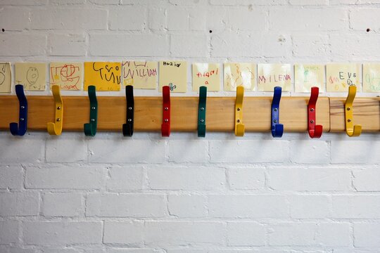 School Colourful Coat Rack