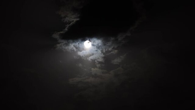 moon light in the sky