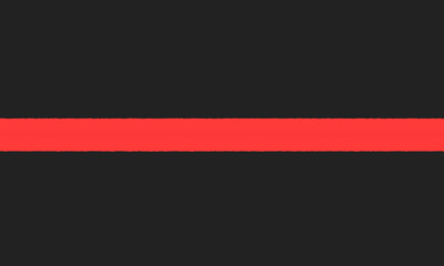 Dark gray background with red line from narrow brush