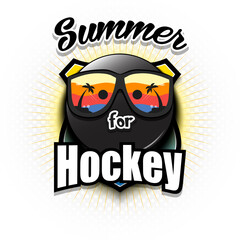 Summer football logo. Summer for soccer