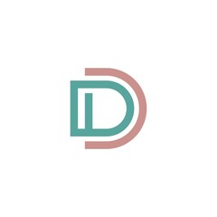 Letter D logo icon design concept