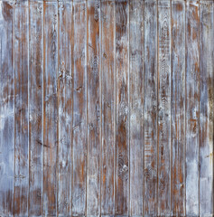 Erased paint old wooden shield wall