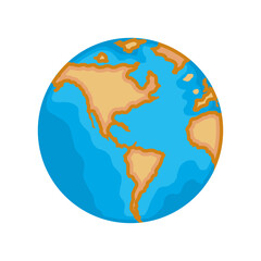 world map america