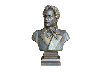 Monument to aleksander pushkin, Pushkin Statue - obrazy, fototapety, plakaty