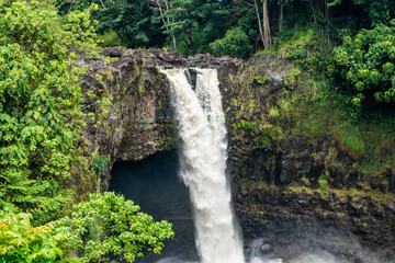 waterfall in the jungle