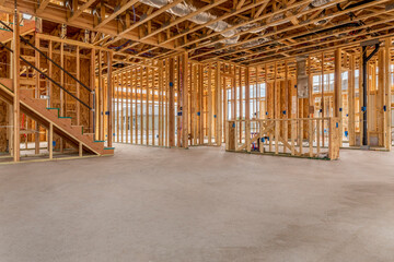 interior of a new home
