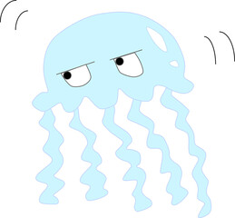 浮遊するクラゲのイメージ