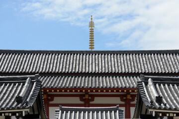 四天王寺　五重塔の相輪　大阪市天王寺区