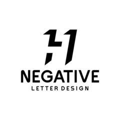 Bold and clean logo about the letter H in negative space.
EPS 10, Vector.