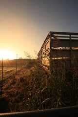 Outback Queensland, Rural living, rural transport, bush, small tows, outback sunrise, empty towns, industry, mining, 