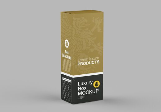  Cardboard Box Mockup